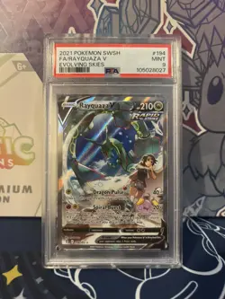PSA 9 Rayquaza V 194/203 Evolving Skies - Pokemon TCG - Image 1