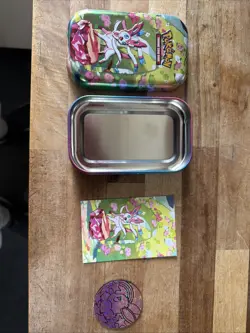Pokemon Prismatic Evolutions Mini Tin, Sylveon With Artwork - Image 1
