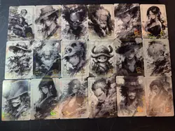 One Piece 18 Collectible Character Anime Waifu Ultra Premium Ink Paint Card - Image 1