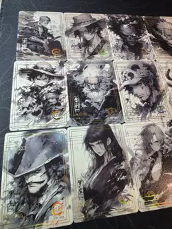 One Piece 18 Collectible Character Anime Waifu Ultra Premium Ink Paint Card - Image 2