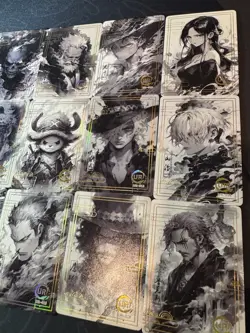 One Piece 18 Collectible Character Anime Waifu Ultra Premium Ink Paint Card - Image 5