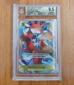 Monkey.D.Luffy Pre-Release Tournament Winner P-036 One Piece Promo BGS 9.5 - Image 1