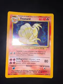 Card Pokemon Ninetales 12/102 Set Base Holo Cards Pokemon FR - Image 1