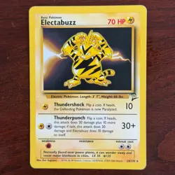 Electabuzz 24/130 Non Holo Rare Base Set 2 Pokemon Card - Image 1