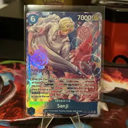 Sanji OP11-051 SR Alt Art A Fist of Divine Speed ONE PIECE Card NM English - Image 1