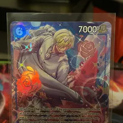 Sanji OP11-051 SR Alt Art A Fist of Divine Speed ONE PIECE Card NM English - Image 2
