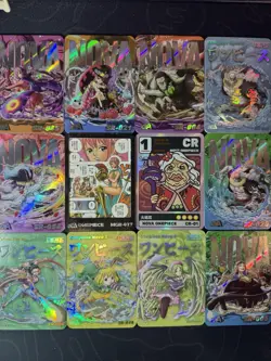 One Piece 12 Collectible Character Anime Waifu Ultra Premium Magazine Cards - Image 1