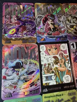One Piece 12 Collectible Character Anime Waifu Ultra Premium Magazine Cards - Image 2