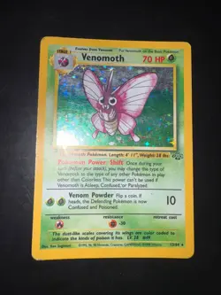 Pokemon Venomoth Holo Card 13/64 Jungle Rare Eng - Image 1