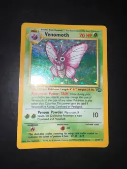 Pokemon Venomoth Holo Card 13/64 Jungle Rare Eng - Image 2