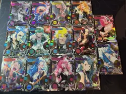 One Piece 14 Collectible Character Anime Waifu Ultra Premium Full Set Disco Card - Image 1