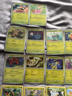 Pokemon Grass & Bug Type Card Lot of 50 - (Foils Included) -Cards In Description - Image 2
