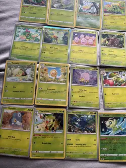 Pokemon Grass & Bug Type Card Lot of 50 - (Foils Included) -Cards In Description - Image 5