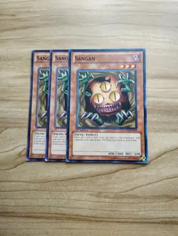 Yu-Gi-Oh! - Sangan 3X - Complete Playset Of Common Cards - Image 1