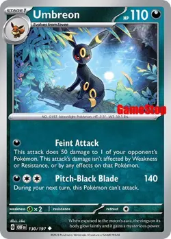 Umbreon - (GameStop Exclusive) 130/197 Miscellaneous Cards & Products Reverse... - Image 1