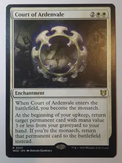 Court of Ardenvale 0021 WOC Magic the Gathering - Image 1