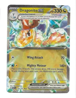 Dragonite ex 159/197 SV03: Obsidian Flames Holo Pokemon TCG - NM - Image 1