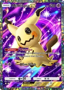 Mimikyu EX or any 2 stars Trainer/Pokemon except oak TCG Pocket - Image 1