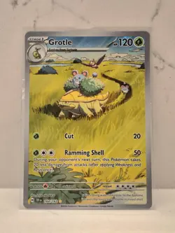 Pokemon Grotle 164/162 - S&V Temporal Forces Illustration Rare TCG - Near Mint - Image 1