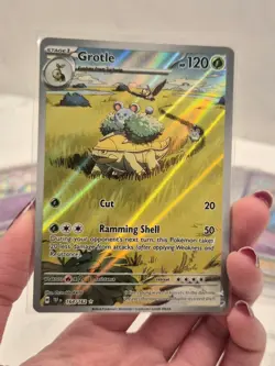 Pokemon Grotle 164/162 - S&V Temporal Forces Illustration Rare TCG - Near Mint - Image 2