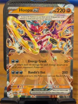 Pokemon TCG Paradox Rift Hoopa ex Double Rare Holo 098/182 - Image 1