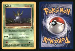 Oddish 58/64 Common Jungle Pokemon 1st Edition Lightly Played - Image 3