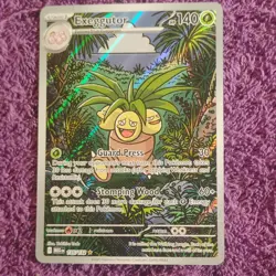 Pokemon Exeggutor 135/132 Me01: Mega Evolution Illustration Rare Holo 140 HP - Image 1