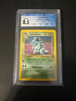 Pokemon TCG Nidoqueen Jungle 7/64 Holo Unlimited Holo Rare cgc 8.5 with subs - Image 1