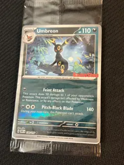 Pokemon TCG Umbreon 130 GameStop Stamped Exclusive SV Promo SEALED - Image 1