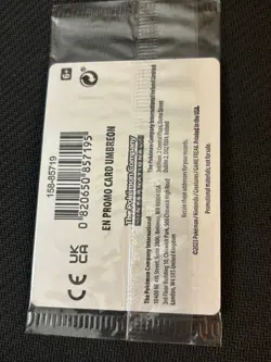 Pokemon TCG Umbreon 130 GameStop Stamped Exclusive SV Promo SEALED - Image 3