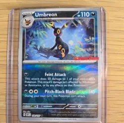 Pokemon TCG SV Promos (Gamestop Stamp) #130/197 Umbreon SEALED - Image 1