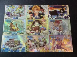 One Piece 9 Collectible Character Anime Waifu Ultra Premium Manga Cover Cards - Image 1