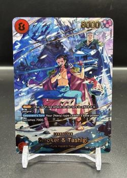One Piece Smoker & Tashigi SP OP15 EB04-003 Adventure On Kami's Island English ! - Image 1