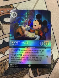 Disney Lorcana Mickey Mouse - Bob Cratchit 219/204 Epic Winterspell - Image 1