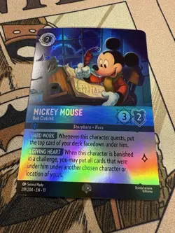 Disney Lorcana Mickey Mouse - Bob Cratchit 219/204 Epic Winterspell - Image 2