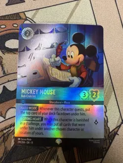 Disney Lorcana Mickey Mouse - Bob Cratchit 219/204 Epic Winterspell - Image 3