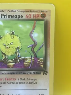 DARK PRIMEAPE ( 43/82 ) 1st EDITION Non-holo Pokemon Card 1999-2000 Wizards - Image 4