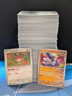 1000 Pokemon Cards Bundle – Scarlet & Violet & Mega Evo Era – C/UC Bulk Lot - Image 1