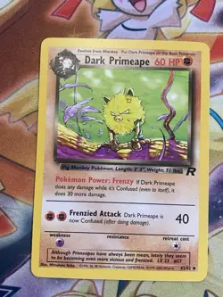 DARK PRIMEAPE - 43/82 - Team Rocket - Pokemon Card - NM - Image 1