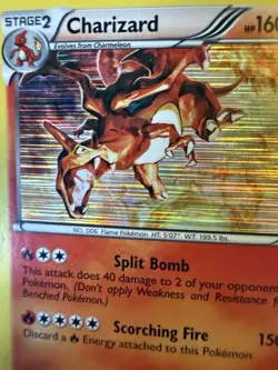 Pokemon Charizard 19/113 Legendary Treasures Holo Rare Stage 2 160HP Card - Image 5