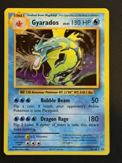POKEMON CARD Gyarados 34/108 Evolutions Holo Mint Pack Fresh Free P&P - Image 1