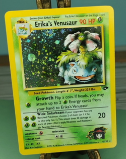 Pokemon Erika's Venusaur 4/132 2000 Gym Challenge Holo English Trading Card TCG - Image 1