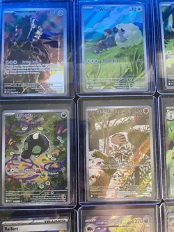 Pokemon TCG 9 Card Lot Full Art + Illustration Rares NM Sleeved - Image 2