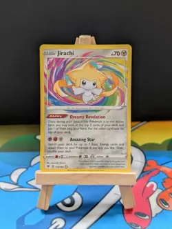 Pokemon TCG - SWSH04: Vivid Voltage - Jirachi Amazing Rare 119/185 NM - Image 1