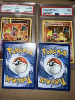 Pokemon Charizard XY Evolution Holo PSA9 & PSA6 Reverse-Holo 11/108 ‘69’ BUNDLE - Image 2