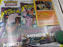 Unified Minds Triple Pack Blister (Stakataka) Pokemon TCG - Image 2