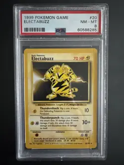 1999 Pokemon Game Electrabuzz Nm-Mt 8 - Image 1