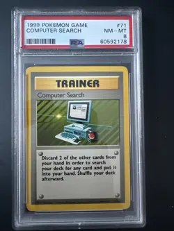 1999 Pokemon Game Computer Search Nm-Mt 8 - Image 1