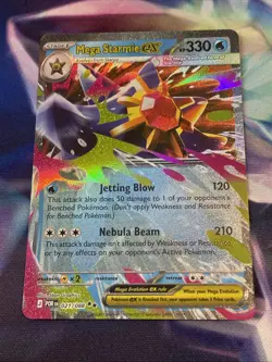 Pokemon TCG Mega Starmie ex 021/088 Double Rare Perfect Order NM/M - Image 1