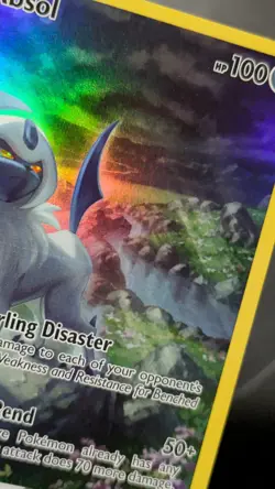 2023 Pokemon SWSH Crown Zenith Absol Galarian Gallery #GG16/GG70 - Image 3